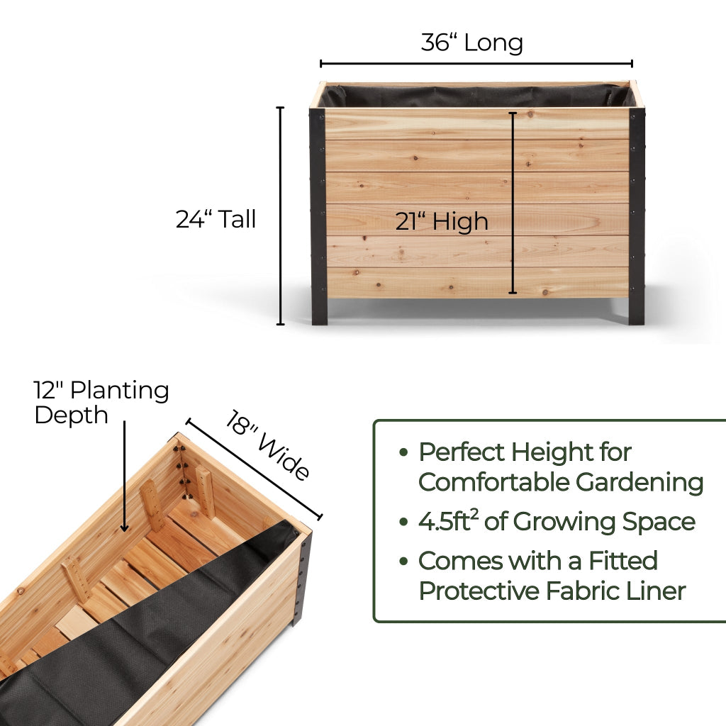 Planter Box - 46cm x 92cm x 61cm