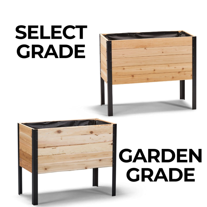 Slim Raised Garden Bed - 29cm x 92cm x 76cm